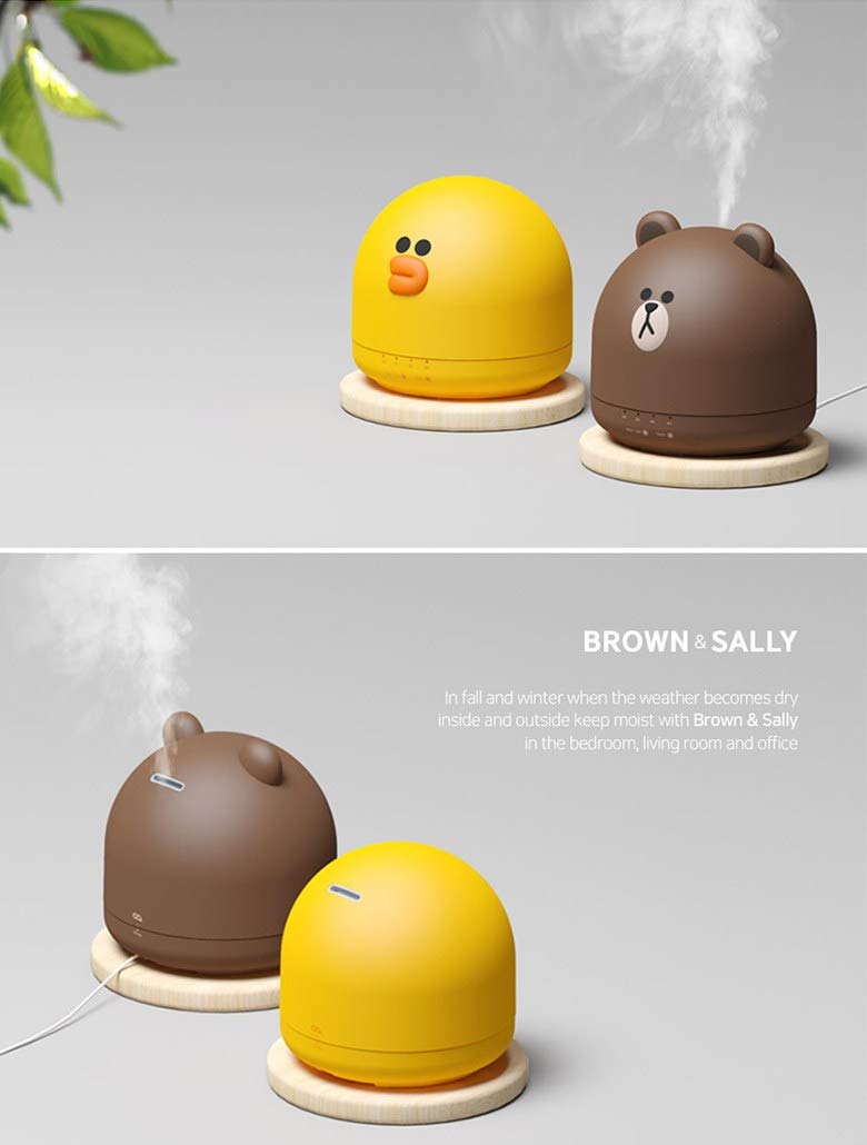 Details about LINE FRIENDS OA Mini Humidifier BROWN Details about LINE FRIENDS OA Mini Humidifier BROWN